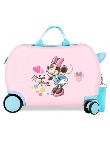 4231043 ABS ROLLING SUITCASE 4W.(2 MULTID.) 45CM. MINNIE IMA